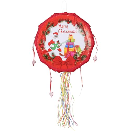INOOMP Weihnachts-Weihnachtsmann-Piñata: Hängende Piñata für Weihnachtsfeiern – Mit Süßigkeiten und Schokolade befüllbares Spielzeug, Partygeschenk für Geburtstag, Weihnachten, Festival INOOMP Weihnachts-Weihnachtsmann-Piñata: Hängende Piñata für Weihnachtsfeiern – Mit Süßigkeiten und Schokolade befüllbares Spielzeug, Partygeschenk für Geburtstag, Weihnachten, Festival von INOOMP