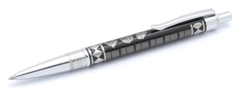 INOXCROM Kugelschreiber BEAT Maasai Schwarz von INOXCROM