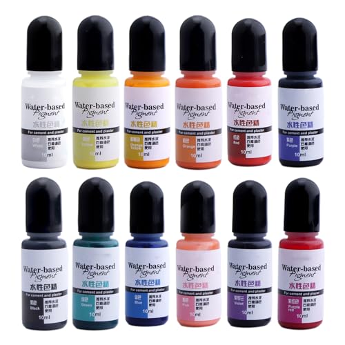 Pigment auf Wasserbasis, Zement, Färbung, Rot, Gelb, Schwarz, Grün, Blau, Flüssigfarbe, Gips, Zement, Pigment, Gipspigment Pigment auf Wasserbasis, Zement, Färbung, Rot, Gelb, Schwarz, Grün, Blau, Flüssigfarbe, Gips, Zement, Pigment, Gipspigment von INRLEWGB