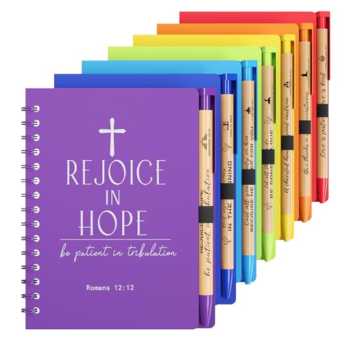 28 Sets mehrfarbiger christlicher Gebetstagebücher in Großpackung, kleiner Notizblock, 13,8 x 11 cm, Spiralnotizbücher mit passenden Stiften – inspirierende Geschenke, Kirchenmitglieder 28 Sets mehrfarbiger christlicher Gebetstagebücher in Großpackung, kleiner Notizblock, 13,8 x 11 cm, Spiralnotizbücher mit passenden Stiften – inspirierende Geschenke, Kirchenmitglieder von INSADA