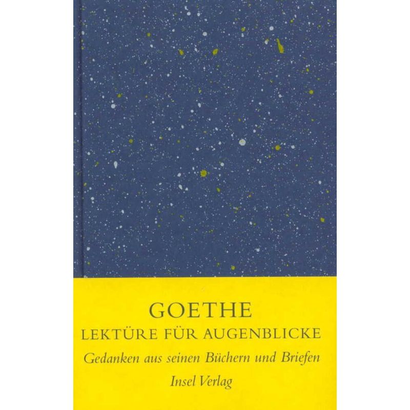 Lektüre Für Augenblicke - Johann Wolfgang von Goethe, Kartoniert (TB) von INSEL VERLAG
