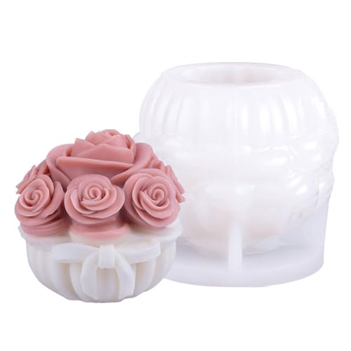 Blumenformen, Rosenguss, Silikon-Gipsformen, Epoxidharzformen für Heimdekoration, Blume, Rose, Silikon, Epoxidharz für Heimdekoration von INSEOWI