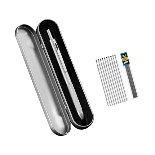 Metall Kugelschreiber 4 in 1 Sensoren Stift Leicht zu schreiben 3 Farben Druckstifte für glattes Schreiben von INSEOWI