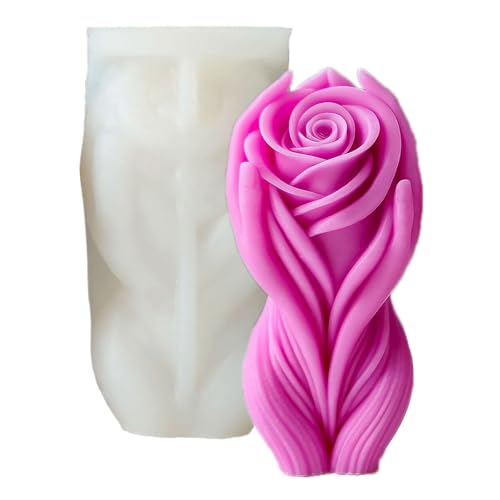 Silikonform mit Rosenblüten für Epoxidharz, handgefertigte Seife, Fondant, Süßigkeiten, Kuchen, Schokolade, Silikonform von INSEOWI