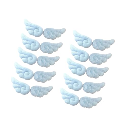 Stabile farbige Engelsflügel-Brosche, dekoratives Accessoire für Jacken, Rucksäcke, Hüte, modische Verzierung, Engelsflügel-Brosche von INSEOWI