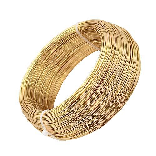 INSPIRELLE 150 m langer Aluminiumdraht, 150 m, goldfarben, für Schmuckherstellung INSPIRELLE 150 m langer Aluminiumdraht, 150 m, goldfarben, für Schmuckherstellung von INSPIRELLE
