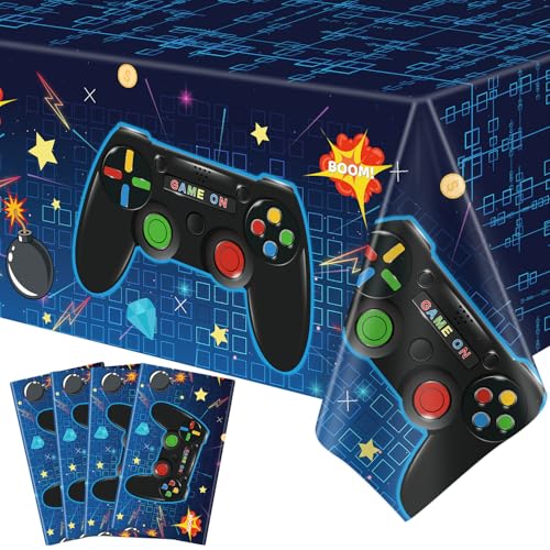 4 Pack Videospiel Tischtuch Videospiel Geburtstag Dekoration Gaming Geburtstag Party Supplies 86 "x 51" Rechteck Spiel Party Tischdecke für Mädchen Videospiel Party Dekorationen Begünstigungen 4 Pack Videospiel Tischtuch Videospiel Geburtstag Dekoration Gaming Geburtstag Party Supplies 86 "x 51" Rechteck Spiel Party Tischdecke für Mädchen Videospiel Party Dekorationen Begünstigungen von INSPIREYEE