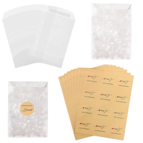 100 Sets Hochzeits-Konfetti-Beutel, Konfetti-Beutel 12,5 x 7 cm, Hochzeits-Konfetti-Glasine-Beutel, biologisch abbaubare Konfetti-Geschenktüten 100 Sets Hochzeits-Konfetti-Beutel, Konfetti-Beutel 12,5 x 7 cm, Hochzeits-Konfetti-Glasine-Beutel, biologisch abbaubare Konfetti-Geschenktüten von INSPUTOL