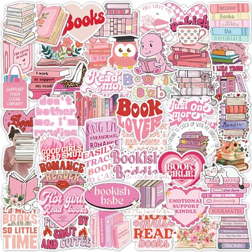 INSPUTOL 50 wasserfeste rosa Sticker für Laptop, Kindle, Skateboard, Handy, Koffer, Motorrad, Helm, Dekoration für Jugendliche und Erwachsene INSPUTOL 50 wasserfeste rosa Sticker für Laptop, Kindle, Skateboard, Handy, Koffer, Motorrad, Helm, Dekoration für Jugendliche und Erwachsene von INSPUTOL