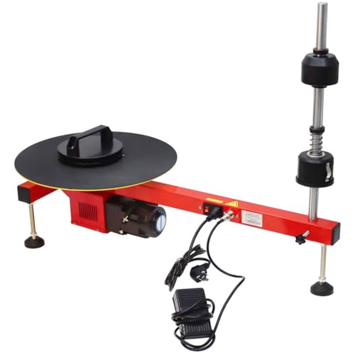 INTBUYING Elektrische Stretch-Folienwickelmaschine, 220 V, Wrap-Around-Folienballenpresse, Drehteller, Durchmesser 39,9 cm von INTBUYING
