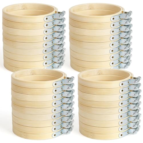 INTCHE 36-Teiliger 3--Stickrahmen, Mini-Stickrahmen für DIY-, Nähen und Basteln, 8 cm INTCHE 36-Teiliger 3--Stickrahmen, Mini-Stickrahmen für DIY-, Nähen und Basteln, 8 cm von INTCHE