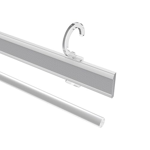 Interdeco Paneelwagen Weiß 100 cm aus Aluminium mit Klettband kürzbar für Gardinenstangen 16-20 mm Ø, Typ 1620724 Interdeco Paneelwagen Weiß 100 cm aus Aluminium mit Klettband kürzbar für Gardinenstangen 16-20 mm Ø, Typ 1620724 von INTERDECO