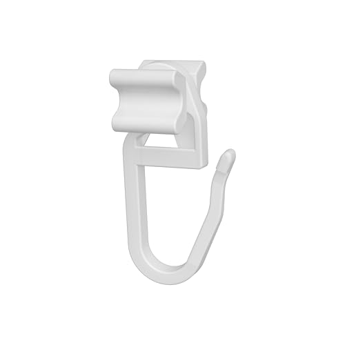 Interdeco Faltengleiter X-Gleiter für Gardinenschienen und Vorhangschienen (100 Stück) von INTERDECO