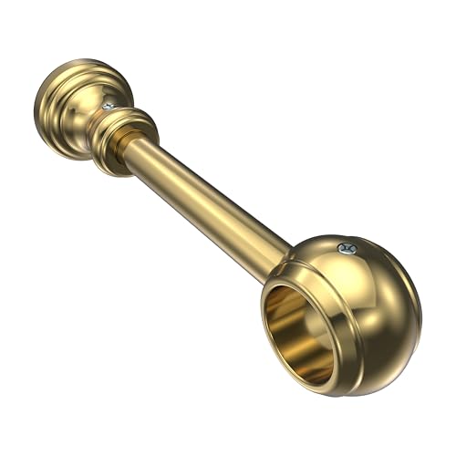 Interdeco Gardinenstangen Träger/Wandhalter Messing-farbig 17 cm Abstand kürzbar für 28 mm Ø Classic Interdeco Gardinenstangen Träger/Wandhalter Messing-farbig 17 cm Abstand kürzbar für 28 mm Ø Classic von INTERDECO