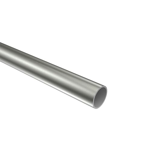 Interdeco Rohr Edelstahl-Optik 16 mm Ø aus Metall für Gardinenstangen, 140 cm Interdeco Rohr Edelstahl-Optik 16 mm Ø aus Metall für Gardinenstangen, 140 cm von INTERDECO