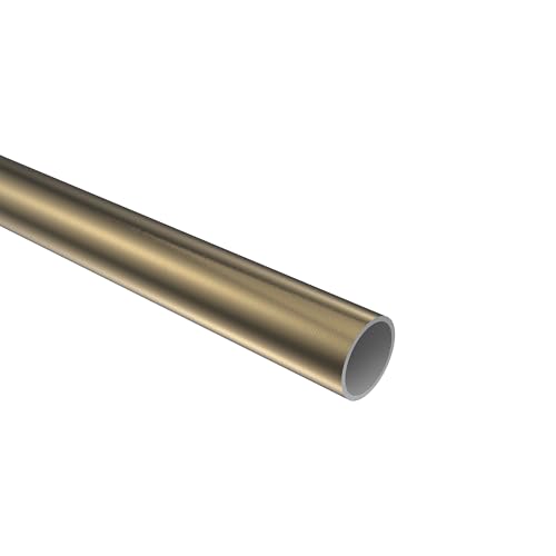 Interdeco Rohr Messing Antik in 16 mm Ø aus Metall für Gardinenstangen, 100 cm Interdeco Rohr Messing Antik in 16 mm Ø aus Metall für Gardinenstangen, 100 cm von INTERDECO