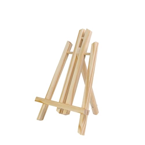 INTIRILIFE Tischstaffelei aus Buchenholz 20 x 28 cm - Klappbarer Bildhalter, Deko Foto-Ständer, Dreibeinige Sitzstaffelei platzsparend, Display Staffelei für Kinder, Stativ zum Zeichnen, Malen INTIRILIFE Tischstaffelei aus Buchenholz 20 x 28 cm - Klappbarer Bildhalter, Deko Foto-Ständer, Dreibeinige Sitzstaffelei platzsparend, Display Staffelei für Kinder, Stativ zum Zeichnen, Malen von INTIRILIFE
