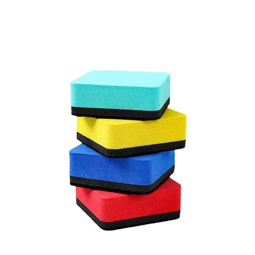 2/4 stücke Küche Whiteboard Trockenen Radiergummi Magnetische Marker Reiniger Kreide Tafel Wischen Schule Büro Liefert Für Schule Heimbüros(Random color 4pcs) von IOEUIWP