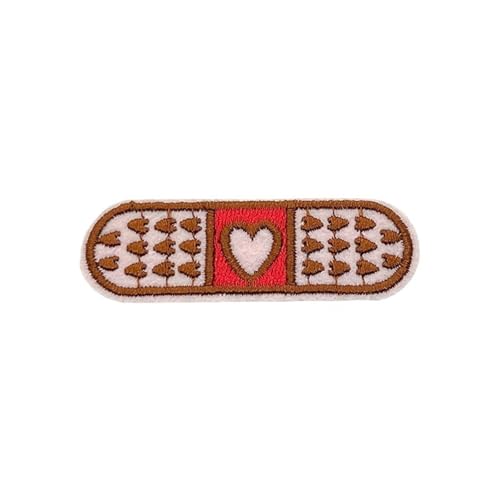3 Stücke Kreuz Verband Stickerei Reparatur Patches Tasche Jacke Jeans Cartoon Eisen Auf Parch for Kleidung Kleine Kleber Aufkleber Für Jacken Jeans Kleidung(Type D) von IOEUIWP