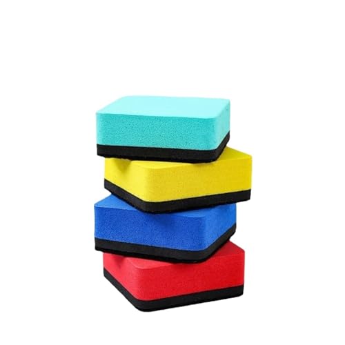 3 stück EVA Filz Whiteboard Radiergummi Bürobedarf Dual Farbe Magnetische Marker Reiniger Platz Tafel Wischen for Konferenzraum Schule Für Schule Heimbüros(Magnetic 3pcs) von IOEUIWP