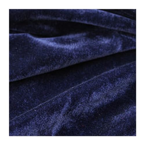 Dicker Samt-Bankett-Tischrock, Hochzeitshintergrund for Tischdecke, Tischdecke, Event, Party, Bühne, Tisch-Rock-Dekoration Für Hochzeit Party Geburtstag(Deep Blue,H75xL300CM) von IOEUIWP