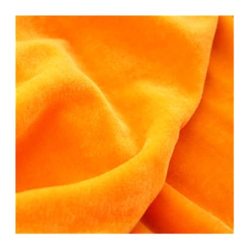 Dicker Samt-Bankett-Tischrock, Hochzeitshintergrund for Tischdecke, Tischdecke, Event, Party, Bühne, Tisch-Rock-Dekoration Für Hochzeit Party Geburtstag(Orange,H50xL300CM) von IOEUIWP