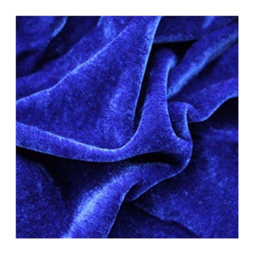 Dicker Samt-Bankett-Tischrock, Hochzeitshintergrund for Tischdecke, Tischdecke, Event, Party, Bühne, Tisch-Rock-Dekoration Für Hochzeit Party Geburtstag(Royal Blue,H75xL300CM) von IOEUIWP