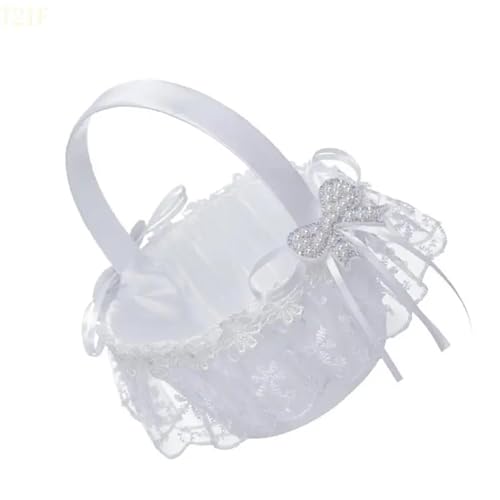 Einzigartige Bowknot Korb Romantiker Hochzeit Blumenkorb Brautjungfer Süßigkeiten Korb von IOEUIWP