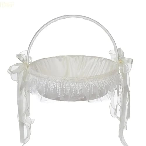 Seidenartige Bandkörbe for Blumenmädchen und Requisiten for Hochzeitsfotografie von IOEUIWP