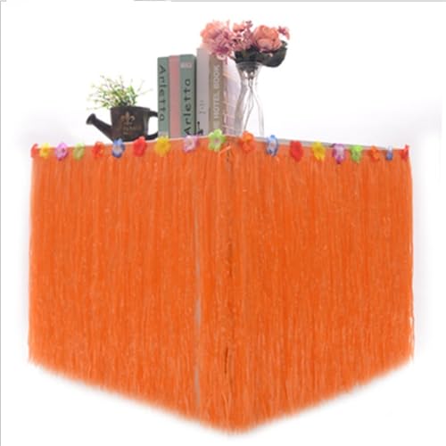 Tischrock for Tropische hawaiianische Partydekorationen, Partydekorationen, Zubehör, Tischdekoration for Geburtstag von Erwachsenen und Kindern Für Hochzeit Party Geburtstag(SET25,276X30CM) von IOEUIWP