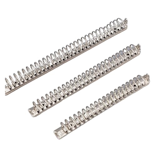 IOFIT A4 B5 A5 Metall-Spiralbindung mit Verschlussklammer, 20/26/30 Löcher, lose Blätter, Edelstahlbindung, Notizbuch, Schnallenverschluss, Büro (Color : A5 20-Hole, Size : 1) von IOFIT