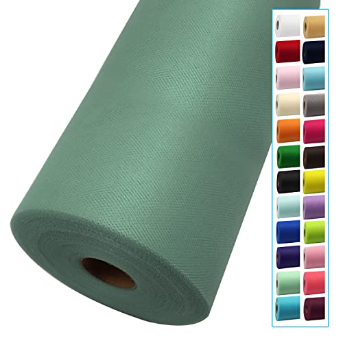 Salbeigrüne Tüllstoffrollen, 137 cm x 40 m, Tüllbolzenspule für Hochzeitsdekorationen, DIY, Tutu, Babyparty, Tischrock, Deckendekoration, Geburtstagsparty, Bastelbedarf Salbeigrüne Tüllstoffrollen, 137 cm x 40 m, Tüllbolzenspule für Hochzeitsdekorationen, DIY, Tutu, Babyparty, Tischrock, Deckendekoration, Geburtstagsparty, Bastelbedarf von IONTACH