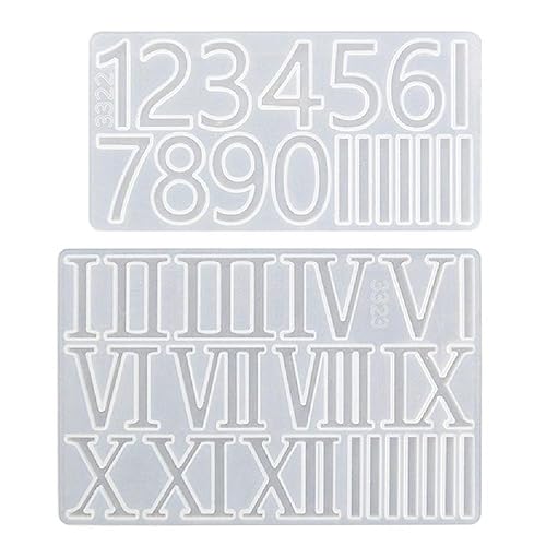 Silikonform mit römischen arabischen Ziffern, Silikon-Epoxidharz, Anhängerform für handgefertigte Ornamente, Basteln, Heimdekoration, römische Zahlen, Silikonformen Silikonform mit römischen arabischen Ziffern, Silikon-Epoxidharz, Anhängerform für handgefertigte Ornamente, Basteln, Heimdekoration, römische Zahlen, Silikonformen von IOOOFU