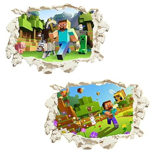 Creepe-r Wandtattoo, 2 Stück Creepe-r Wandaufkleber Poster, Wandaufkleber für Kinderzimmer, Abnehmbare Aufkleber Wall Stickers, für Babyzimmer Wohnzimmer Schlafzimmer Kinderzimmer Hause Wanddekoration Creepe-r Wandtattoo, 2 Stück Creepe-r Wandaufkleber Poster, Wandaufkleber für Kinderzimmer, Abnehmbare Aufkleber Wall Stickers, für Babyzimmer Wohnzimmer Schlafzimmer Kinderzimmer Hause Wanddekoration von IOSCDH