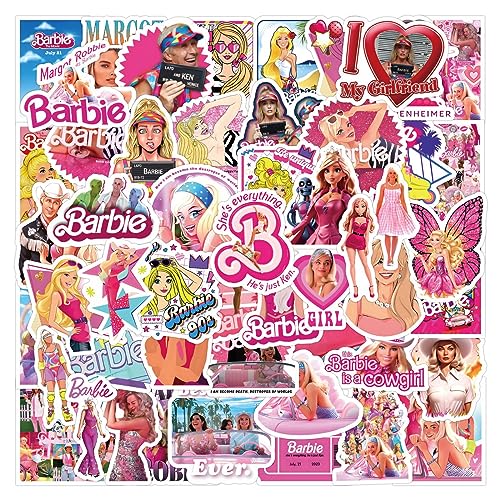 IOSCDH Barbie 120 Stück Aufkleber, Cartoon-Sticker für Kinder und Teenager, Rosa, PVC, Matte, Indoor, Barbie-Lizenzierte Designs, Sammelalbum, Wiederverwendbar IOSCDH Barbie 120 Stück Aufkleber, Cartoon-Sticker für Kinder und Teenager, Rosa, PVC, Matte, Indoor, Barbie-Lizenzierte Designs, Sammelalbum, Wiederverwendbar von IOSCDH