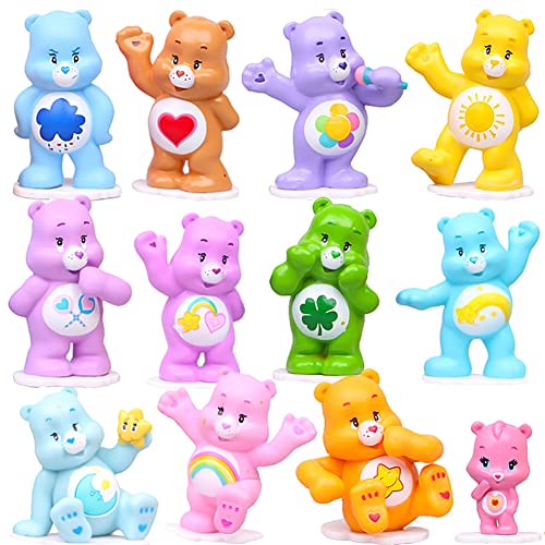 IOSCDH 12pcs Bärchen Farben Cartoon Bär Cake Topper, Niedlichen Harz Bär Doll dekoration,Mini Figuren,Kuchen Ornament, Party Dekoration Cake Topper,Desktop Zubehör Verzierung(Zufällige Farbe IOSCDH 12pcs Bärchen Farben Cartoon Bär Cake Topper, Niedlichen Harz Bär Doll dekoration,Mini Figuren,Kuchen Ornament, Party Dekoration Cake Topper,Desktop Zubehör Verzierung(Zufällige Farbe von IOSCDH