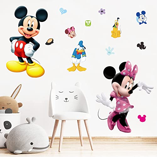 Mic-ky und Minn-ie Wandtattoo Wandaufkleber, 3d Wand Karikatur Deko Wandsticker, Abnehmbare Aufkleber Wall Stickers, Wandtattoo für Babyzimmer Spielzimmer Wandtattoo Kind Babyzimmer A Mic-ky und Minn-ie Wandtattoo Wandaufkleber, 3d Wand Karikatur Deko Wandsticker, Abnehmbare Aufkleber Wall Stickers, Wandtattoo für Babyzimmer Spielzimmer Wandtattoo Kind Babyzimmer A von IOSCDH