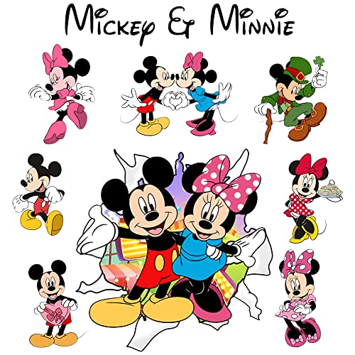 Mic-ky und Minn-ie Wandtattoo Wandaufkleber, 3d Wand Karikatur Deko Wandsticker, Abnehmbare Aufkleber Wall Stickers, Wandtattoo für Babyzimmer Spielzimmer Wandtattoo Kind Babyzimmer B Mic-ky und Minn-ie Wandtattoo Wandaufkleber, 3d Wand Karikatur Deko Wandsticker, Abnehmbare Aufkleber Wall Stickers, Wandtattoo für Babyzimmer Spielzimmer Wandtattoo Kind Babyzimmer B von IOSCDH