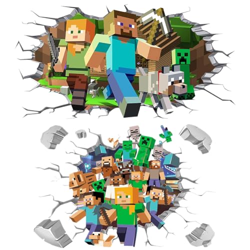 Mine-Craft Wandtattoo,2 Stück Creeper Wandaufkleber Poster, Wandaufkleber für Kinderzimmer,Abnehmbare Aufkleber Wall Stickers, für Babyzimmer Wohnzimmer Schlafzimmer Kinderzimmer Hause Wanddekoration Mine-Craft Wandtattoo,2 Stück Creeper Wandaufkleber Poster, Wandaufkleber für Kinderzimmer,Abnehmbare Aufkleber Wall Stickers, für Babyzimmer Wohnzimmer Schlafzimmer Kinderzimmer Hause Wanddekoration von IOSCDH