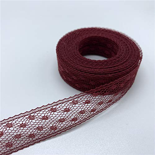 Spitzenbesatz, 5yards/Lot 15mm Spitzenband Bestickter Spitzenstoff for Rockzubehör Handarbeit Nähen Handwerk(5) von IPAGSEFWE