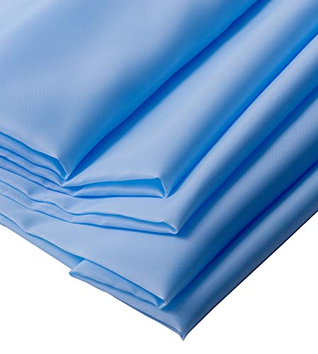 IPEA Futterstoff Stoff Hellblau - 200 cm x 150 cm - Made in Italy - Meterware zum Nähen, Kleidung, Futter, Jacken, Hosen, Röcke, Möbel, Kissen - Polyester Stoff zum Futter von IPEA