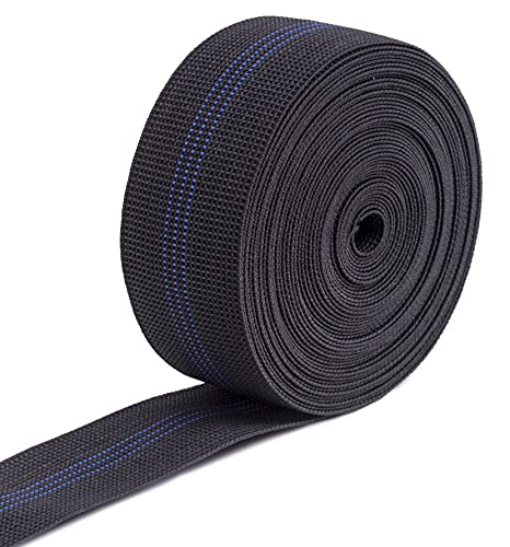 IPEA Gurt für Sofa, Stuhl, Polster, Sessel 10 Meter Länge Elastiches Gummiband Gurtband 3 Streifen Zugband für Sitz, Rückenlehne Elastizität 50% Breite 50 mm BS350T Schwarz IPEA Gurt für Sofa, Stuhl, Polster, Sessel 10 Meter Länge Elastiches Gummiband Gurtband 3 Streifen Zugband für Sitz, Rückenlehne Elastizität 50% Breite 50 mm BS350T Schwarz von IPEA