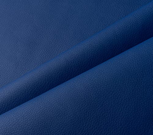 IPEA Kunstleder Königsblau für Dekor und Beschichtung 140 x 50 cm - Made in Italy - Kunstleder für Sofas, Stühle, Kleidung, Accessoires - Polsterstoff Bezugsstoff Lederoptik - Halben Meter von IPEA