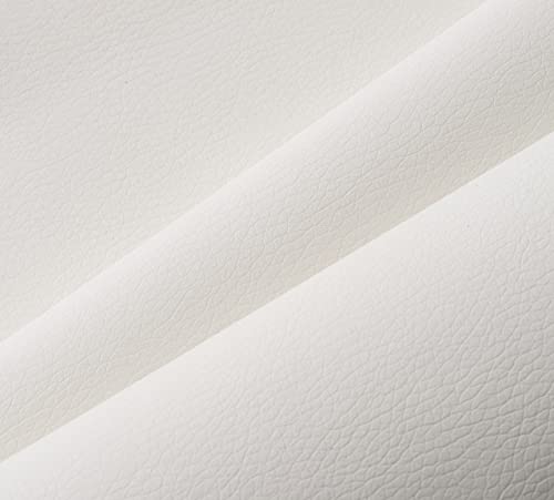 IPEA Kunstleder Weiß für Dekor und Beschichtung 140 x 50 cm - Made in Italy - Kunstleder für Sofas, Stühle, Kleidung, Accessoires - Polsterstoff Bezugsstoff Lederoptik - Halben Meter von IPEA