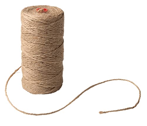 IPEA Natürliches Jute-Seil 2 mm dick für Dekoration und Basteln – Made in Italy – 100 Meter – Kordelzug aus Jute für Handwerk, Möbel, Kreationen – Spule aus natürlichem Hanf von IPEA