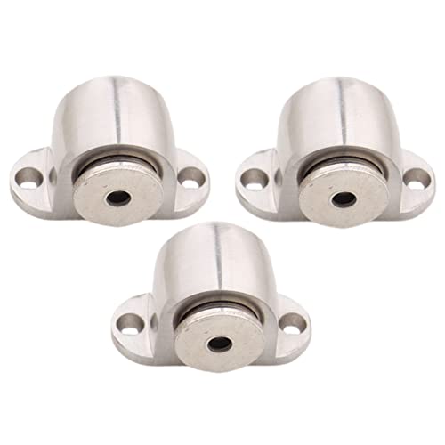 IPNDKBFL Türkeilstopper, Türstopper, Türstopper, Magnetischer Fenstertürstopper, Magnetverschluss for Schranktüren, Bodenmontierter Türstopper aus Zinklegierung, 3er-Pack, Bronze(OneColor) von IPNDKBFL