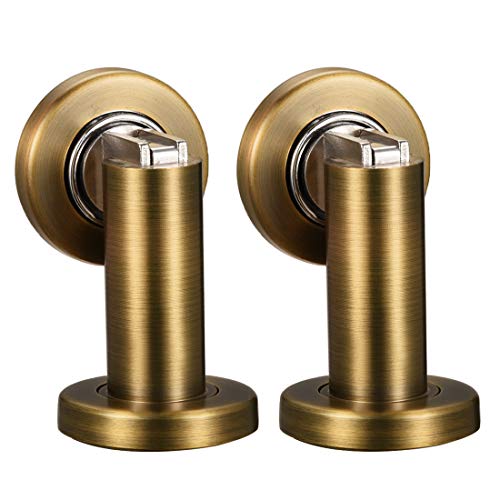 IPNDKBFL Türstopper, Türkeile, Türfeststeller, 2 Stück Zinklegierung Tür Magnetverschluss Halter Stopper Türstopper gebürstet verdeckte Schraube Bodenmontage Messing IPNDKBFL Türstopper, Türkeile, Türfeststeller, 2 Stück Zinklegierung Tür Magnetverschluss Halter Stopper Türstopper gebürstet verdeckte Schraube Bodenmontage Messing von IPNDKBFL