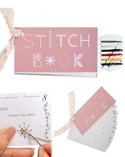 IPNSDON 1 kreatives Mini-Nähbuch, DIY-Kreativ-Mini-Nähkartenset, Verbesserung der Nähfertigkeiten, Stickbuch, tragbares Mini-Reise-Nähset IPNSDON 1 kreatives Mini-Nähbuch, DIY-Kreativ-Mini-Nähkartenset, Verbesserung der Nähfertigkeiten, Stickbuch, tragbares Mini-Reise-Nähset von IPNSDON