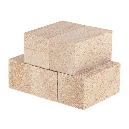 IPOTCH 5 Stück Balsaholz Blöcke Holz Quadrat Blöcke Spielsteine Bastelholz Modellholz Würfel Für Handwerk Basteln - Holz + Holz, 30x30x80mm IPOTCH 5 Stück Balsaholz Blöcke Holz Quadrat Blöcke Spielsteine Bastelholz Modellholz Würfel Für Handwerk Basteln - Holz + Holz, 30x30x80mm von IPOTCH