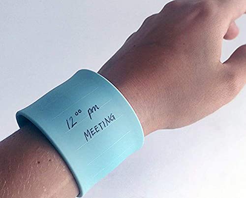 IPPINKA Tragbares Silikon-Armband für Notizen, Blau IPPINKA Tragbares Silikon-Armband für Notizen, Blau von IPPINKA